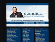 Tablet Screenshot of craigball.com